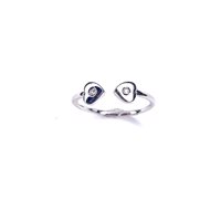 Anello Stocco Gioielli Donna in Oro bianco Zircone ANS 79 - ANS 79